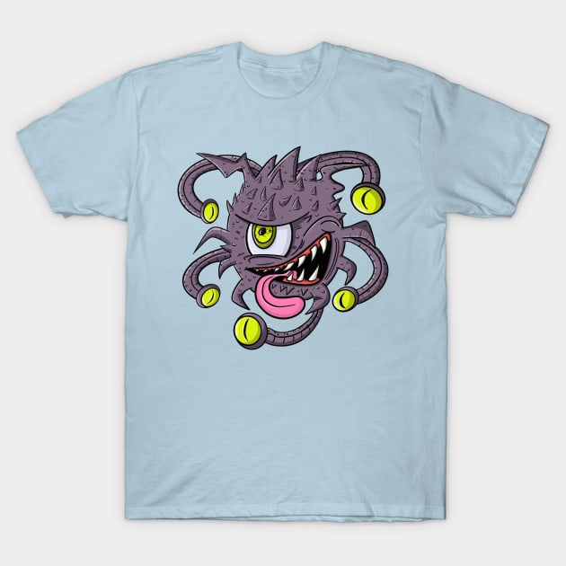 Grey Beholder T-Shirt by Brianjstumbaugh